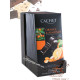 Чорний бельгійський шоколад Cachet Dark Chocolate Orange and Almond 100гр