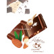 Чорний бельгійський шоколад Cachet Dark Chocolate Almonds & Sea Salt 100гр