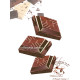 Молочный бельгийский шоколад Cachet 32% Milk Chocolate Bars 300 гр
