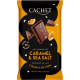 Молочный бельгийский шоколад Cachet 32% Milk Chocolate Bar with Caramel & Sea Salt 300 гр
