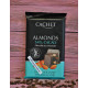 Черный бельгийский шоколад Cachet 54% Dark Chocolate Bars with Almond 300 гр