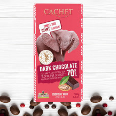 Belgian chocolate Cachet Dark Chokolate 70% cacao 180g