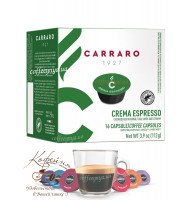 Кава в капсулах Carraro A Modo Mio Crema Espresso 16шт