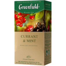 Чай чорний Greenfield Currant & Mint 25пак