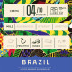 Кофе в зернах Jacobs Origins Brazil 1кг