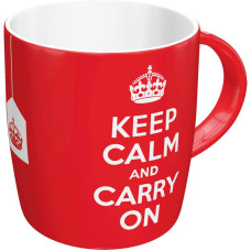 Керамічна чашка Nostalgic Art Keep Calm and Carry ON 330мл