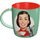 Ceramic cup Nostalgic Art Espresso your self 330ml