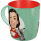 Ceramic cup Nostalgic Art Espresso your self 330ml