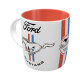 Керамічна чашка Nostalgic Art Ford Mustang – Horse & Stripes Logo 330мл
