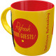 Ceramic cup Nostalgic Art Coca-Cola Yellow Mug 330ml