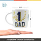 Ceramic cup Nostalgic Art Number 1 Dad 330ml
