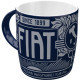 Керамическая чашка Nostalgic Art Fiat - Since 1899 Logo Blue 330мл