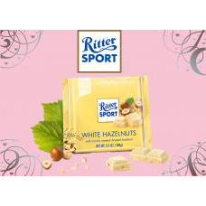 Білий шоколад Ritter Sport White Hazelnuts 100 гр