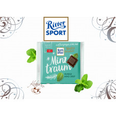 Чорний шоколад Ritter Sport Minztraum 100 гр