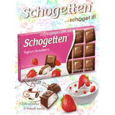 Молочний шоколад Schogetten Yoghurt-Strawberry