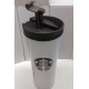 Термокружка Starbucks white logo 500мл